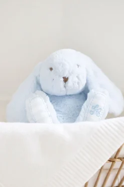 Augustin le lapin 25 cm bleu ciel