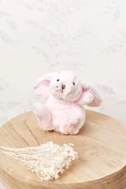 Augustin le lapin 12 cm rose pâle