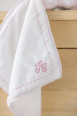 Augustin le lapin 1977 Doudou rose pâle