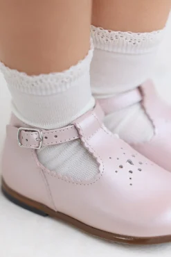 Babies Rose pâle ajourés