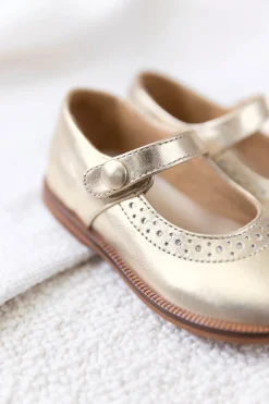 Babies Cuir doré