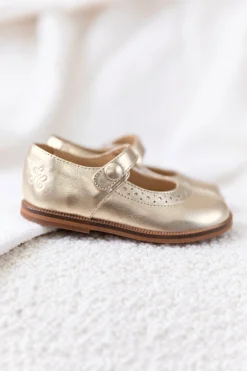 Babies Cuir doré