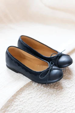Ballerines Cuir marine