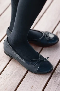 Ballerines Cuir marine