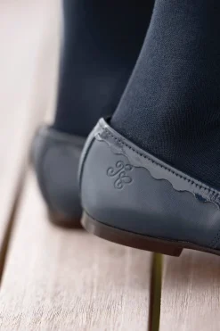 Ballerines Cuir marine