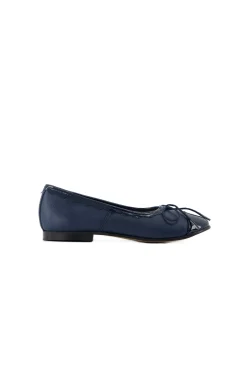 Ballerines Cuir marine