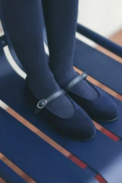 Ballerines Marine velours