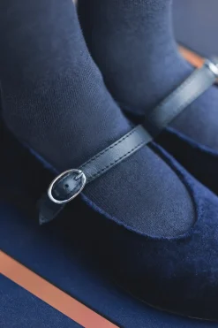 Ballerines Marine velours