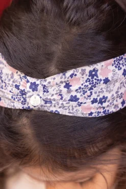 Bandeau Bleuet imprimé fleuris