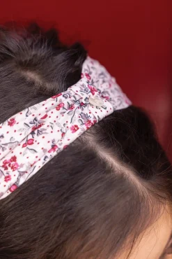 Bandeau Ecru fleuris