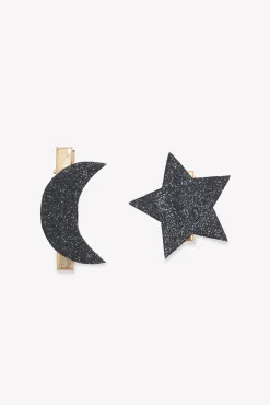 Barrette Noir paillettes