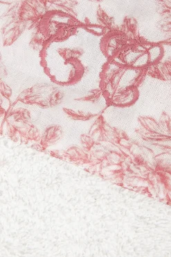 Bavoir Imprimé inspiration Toile de Jouy rose T2