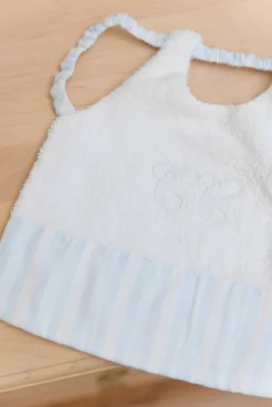 Bavoir Garda bleu ciel T2