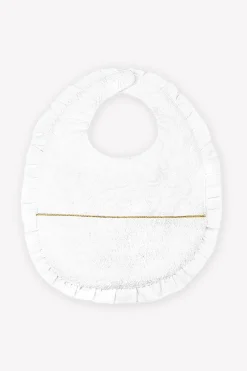 Bavoir Délicatesse T1 nacre