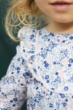 Blouse Bleuet à petites fleurs