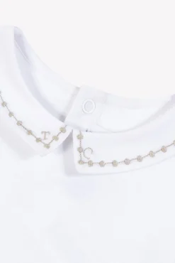 Body Blanc col pointu