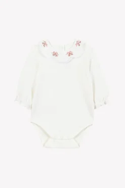 Body Ecru broderie petits trésors