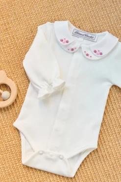 Body Ecru double col pétale