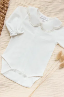 Body Ecru col volanté