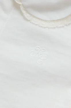 Body Ecru col volanté