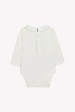 Body Ecru broderie petit robot