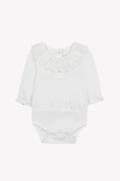 Body Ecru col volanté