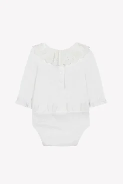 Body Ecru col volanté