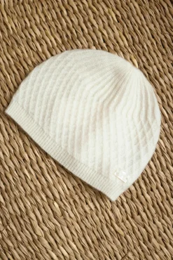 Bonnet Ecru 100% cachemire