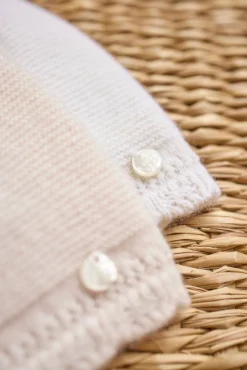 Bonnet Rose pâle en laine