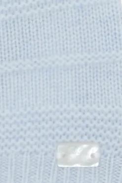 Bonnet Bleu chiné oreilles