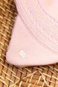 Bonnet Rose pâle cache-oreilles
