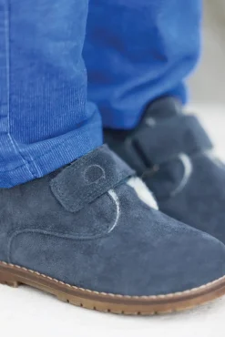 Bottes Bleu grisé nubuck