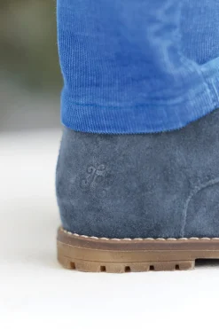 Bottes Bleu grisé nubuck