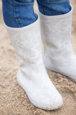 Bottes de pluie Kaki inspiration Toile de Jouy