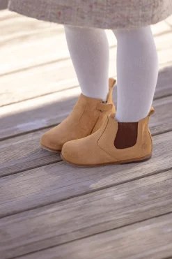 Bottines Cuir caramel