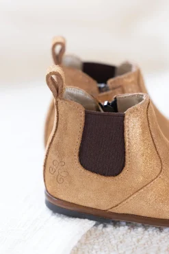 Bottines Cuir caramel