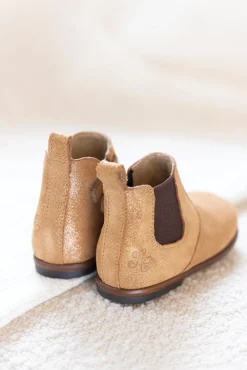 Bottines Cuir caramel
