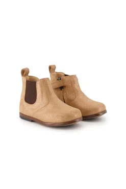 Bottines Cuir caramel