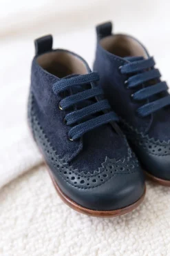 Bottines Cuir marine