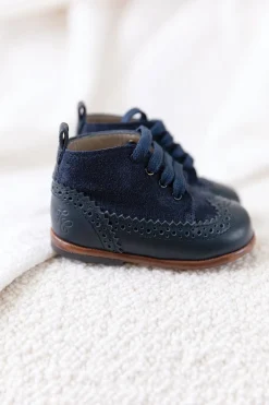 Bottines Cuir marine