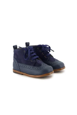 Bottines Cuir marine