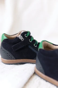 Bottines Cuir marine