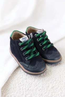 Bottines Cuir marine