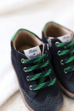 Bottines Cuir marine