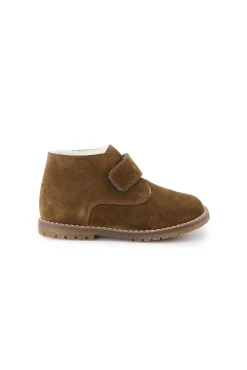 Bottines Nubuck camel fourré