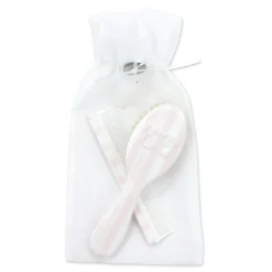 Brosse & Peigne Garda rose pâle Made In France