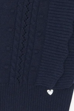 Cardigan Marine sans manche