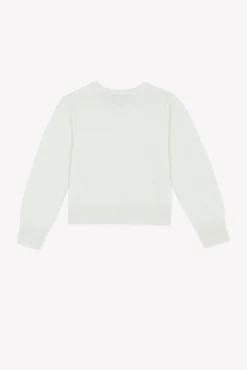 Cardigan Ecru nœuds