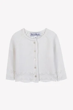 Cardigan Ecru maille