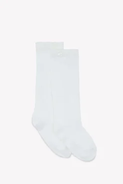 Chaussettes hautes Ecru